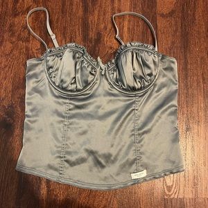 🚫 SOLD 🚫 Gilly Hicks Y2K Satin Corset Top